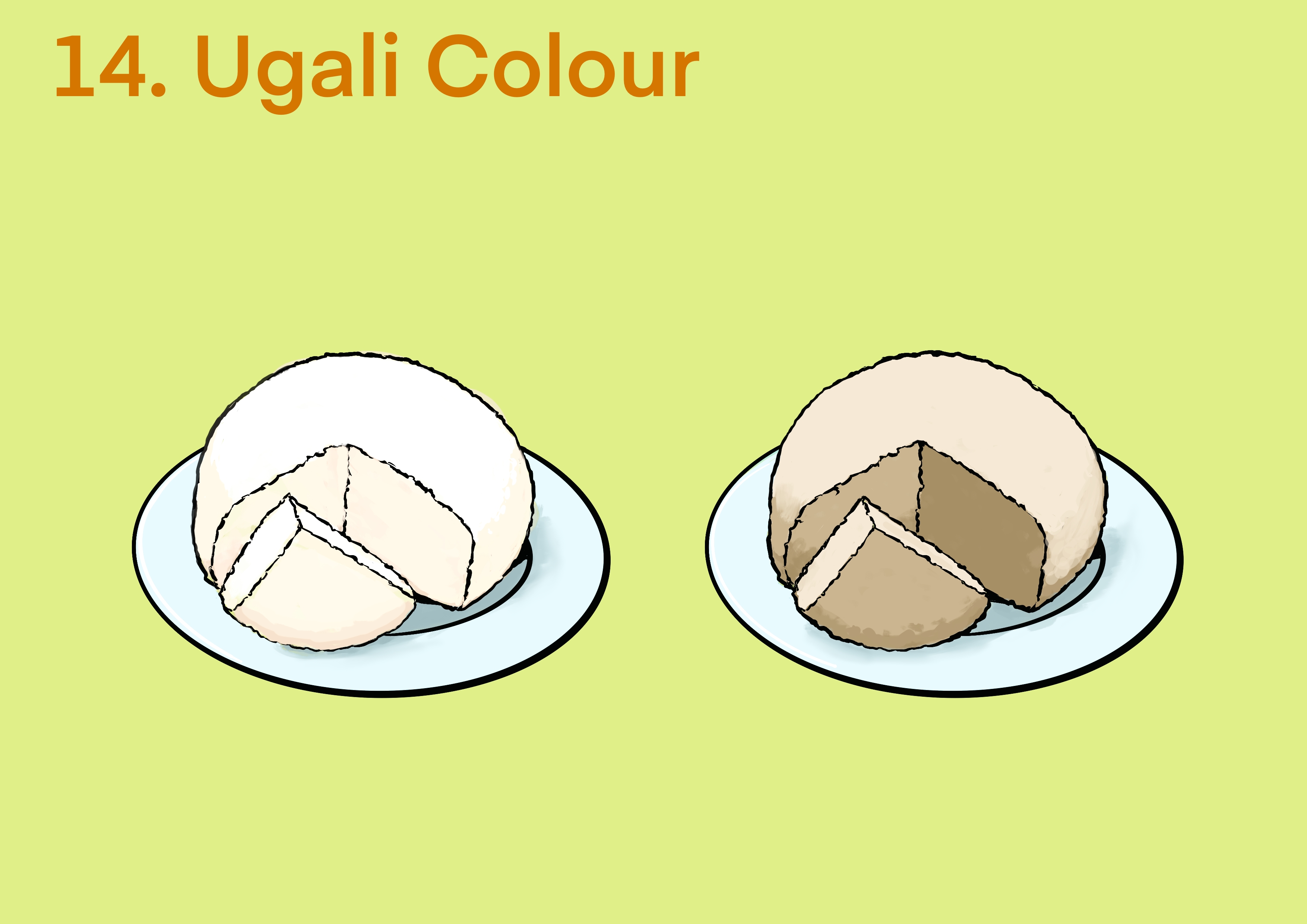 Cassava Ugali colour